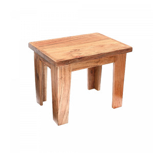 Tabouret pour les pieds en bois d’acacia