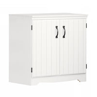  Farnel Armoire de rangement avec 2 portes - Blanc solide 