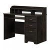 Bureau Versa avec crédence - noir antiqué