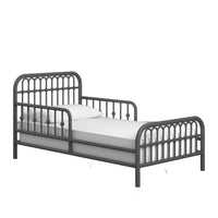   Lit de bambin Ivy Monarch Hill en métal - gris graphite  