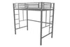 Lit mezzanine simple DHP en métal - argenté