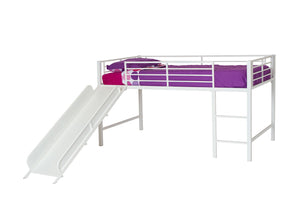 Lit mezzanine Harlow Atwater Living Dorel Home pour jeunes - blanc