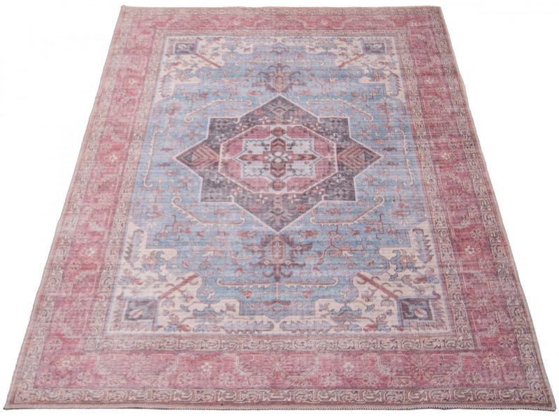 Carpette Ophelia bleue 7 pi 10 po x 10 pi 0 po