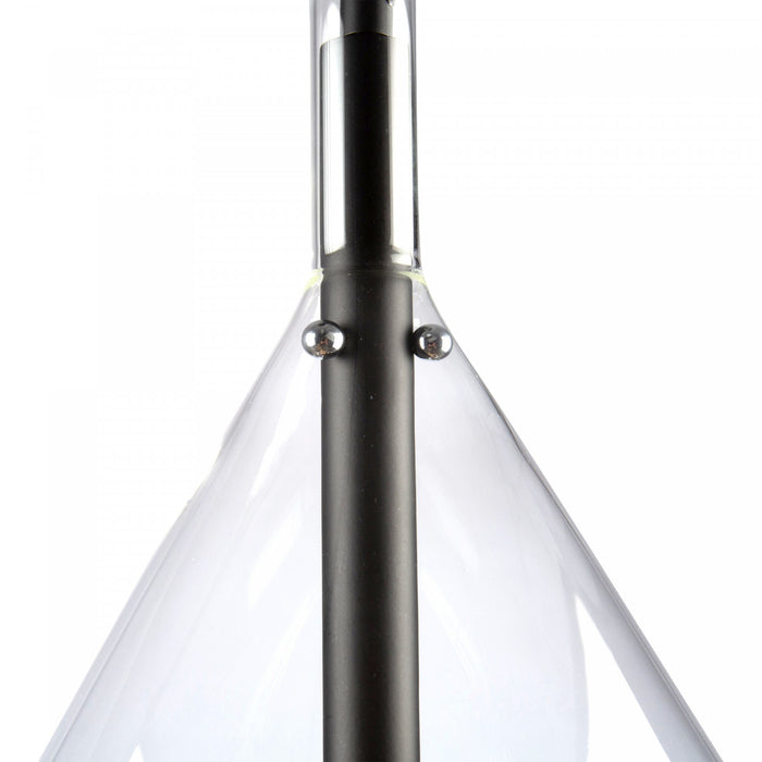 Luminaire suspendu Conic noir à 3 ampoules