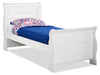 Lit-bateau Diamond Dreams pour enfants, blanc - format lit simple