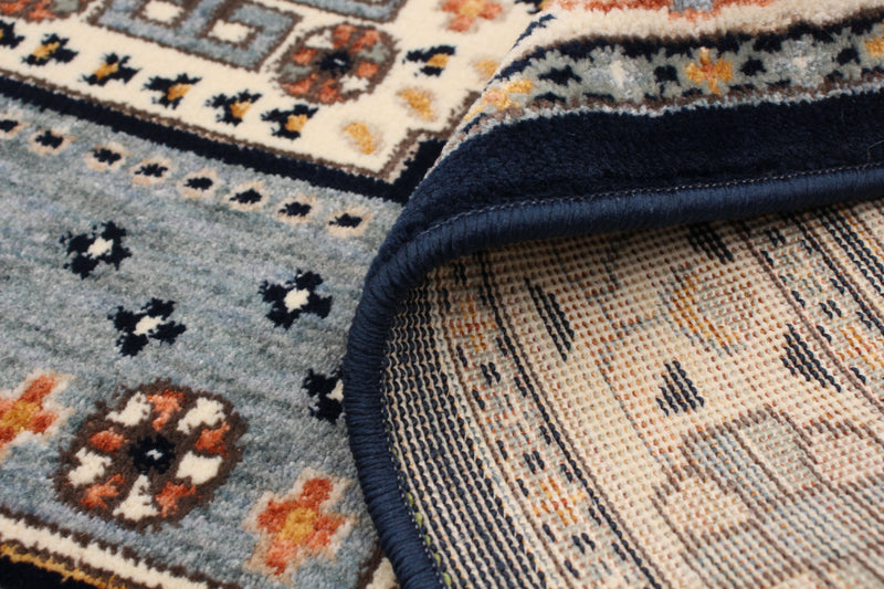 Carpette Quincy bleu - 2 pi 8 pox 10 pi