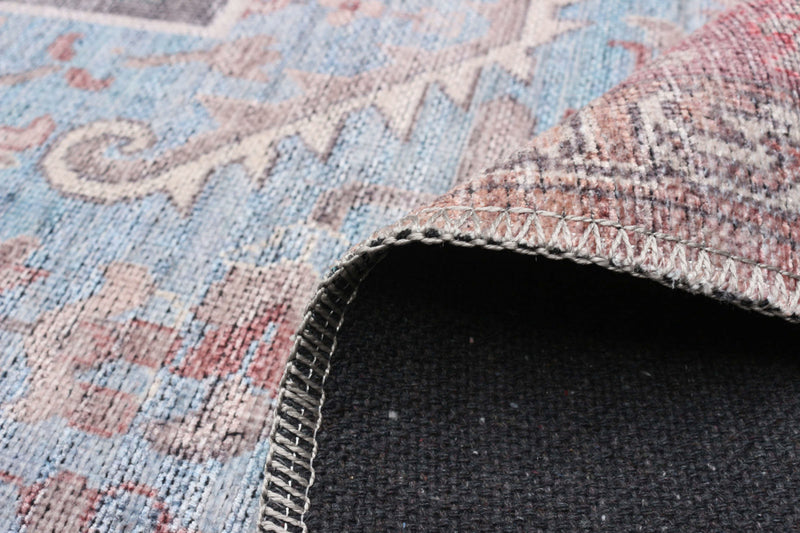 Carpette Ophelia bleue 7 pi 10 po x 10 pi 0 po
