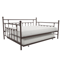 Ensemble grand lit de repos et lit gigogne double Maisie de Atwater Living Dorel Home - bronze