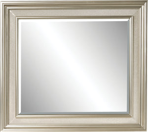 Miroir de commode de chambre à coucher somptueux Diva - argenté
