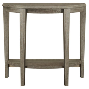 Console d’apparence bois taupe foncé