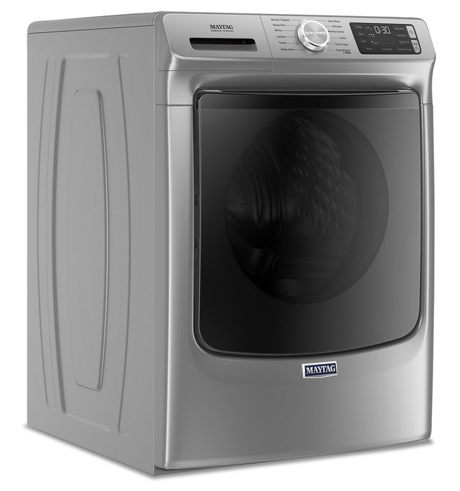 Laveuse à la vapeur haute efficacité Maytag à chargement frontal de 5,5 pi³ - ardoise métallique - superposable - MHW6630HC