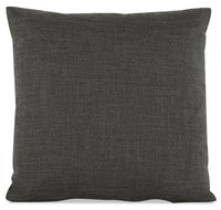 Coussin décoratif  en tissu d'apparence lin - Cabo graphite