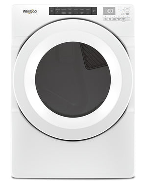 Sécheuse à gaz Whirlpool de 7,4 pi³ - blanche - superposable - WGD560LHW