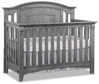  Lit de bébé Willowbrook convertible 4 en 1 - gris