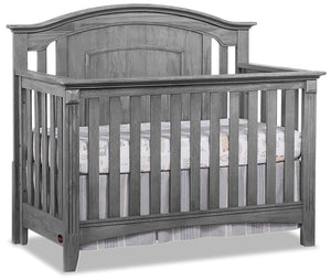 Lit de bébé Willowbrook convertible 4 en 1 - gris