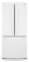 Réfrigérateur Whirlpool de 20 pi³ et de 32,3 po à portes françaises - blanc - WRF560SFHW