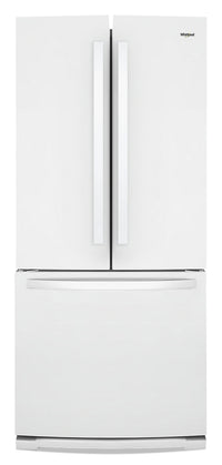  Réfrigérateur Whirlpool de 20 pi³ et de 32,3 po à portes françaises - blanc - WRF560SFHW