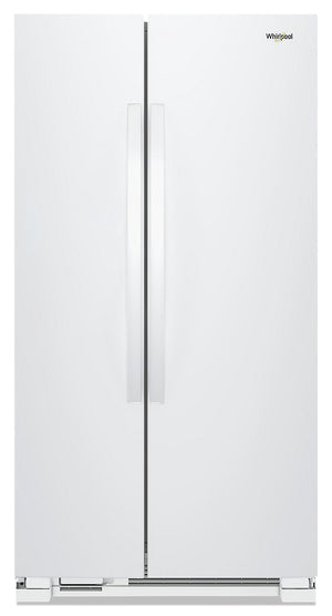 Réfrigérateur Whirlpool de 25 pi³ et de 36 po à compartiments juxtaposés - blanc - WRS315SNHW