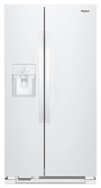  Réfrigérateur Whirlpool de 21 pi³ et de 33 po à compartiments juxtaposés - blanc - WRS321SDHW