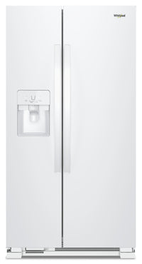  Réfrigérateur Whirlpool de 25 pi³ et de 36 po à compartiments juxtaposés - blanc - WRS325SDHW