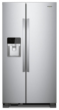  Réfrigérateur Whirlpool de 21 pi³ et de 35,5 po à compartiments juxtaposés - acier inoxydable monoch…