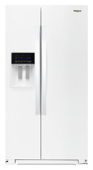 Réfrigérateur Whirlpool de 21 pi³ et de 36 po à compartiments juxtaposés - blanc - WRS571CIHW