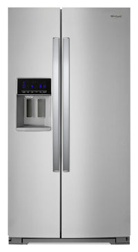  Réfrigérateur Whirlpool de 21 pi³ et de 38,3 po à compartiments juxtaposés - acier inoxydable résist…