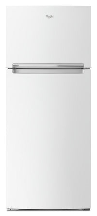  Réfrigérateur Whirlpool de 18 pi³ et de 28 po à congélateur supérieur - blanc - WRT518SZFW