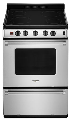 Cuisinière électrique Whirlpool de 2,96 pi³ - acier inoxydable - YWFE50M4HS