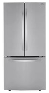 Réfrigérateur LG de 25 pi³ et de 33 po à portes françaises - acier inoxydable Smudge-ProofMD - LRFCS2503S