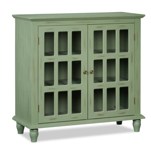 Armoire décorative Bray de 36 po - vert antique