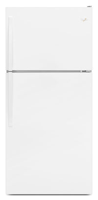  Réfrigérateur Whirlpool de 18,3 pi³ et de 30 po à congélateur supérieur - blanc - WRT148FZDW