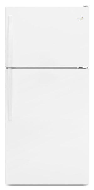 Réfrigérateur Whirlpool de 18,3 pi³ et de 30 po à congélateur supérieur - blanc - WRT148FZDW