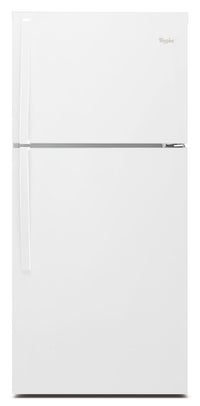  Réfrigérateur Whirlpool de 19,2 pi³ et de 30 po à congélateur supérieur - blanc - WRT519SZDW