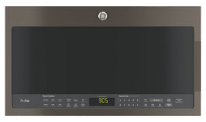 Four à micro-ondes à hotte intégrée Profile de 2,1 pi³ avec technologie Chef Connect et 400 pi³/min - PVM2188SLJC