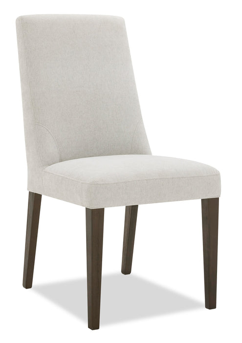 Chaise de salle à manger Cora en tissu de polyester - taupe