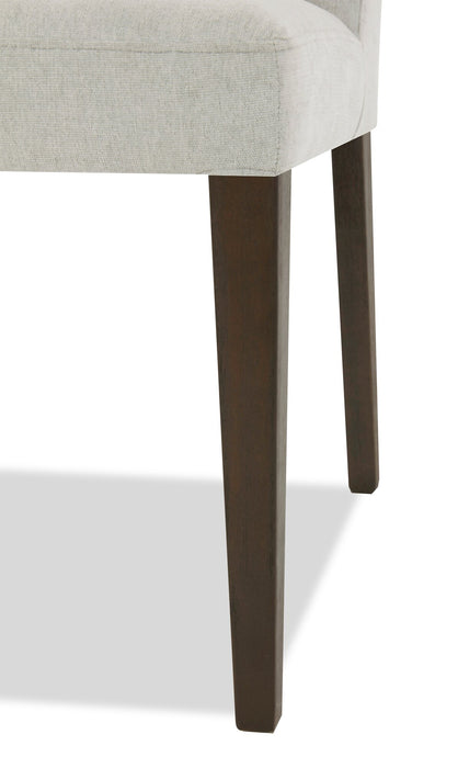 Chaise de salle à manger Cora en tissu de polyester - taupe