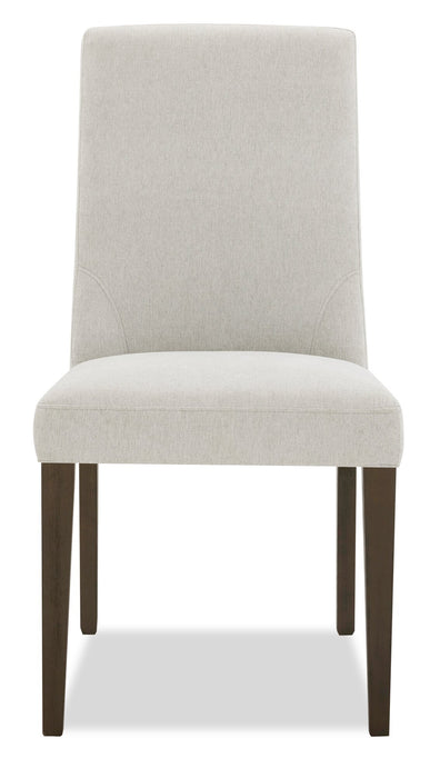 Chaise de salle à manger Cora en tissu de polyester - taupe