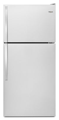  Réfrigérateur Whirlpool de 14 pi³ et de 28 po à congélateur supérieur - acier inoxydable monochrome …