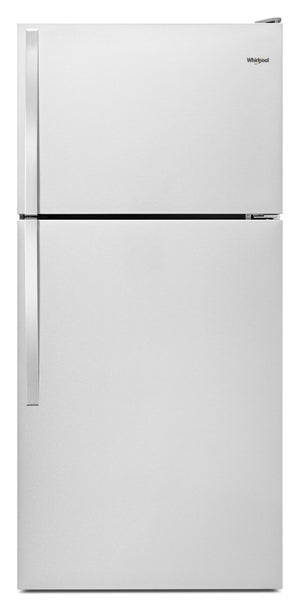 Réfrigérateur Whirlpool de 14 pi³ et de 28 po à congélateur supérieur - acier inoxydable monochrome - WRT134TFDM