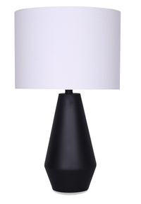 Lampe de table Dina de 24 po noire