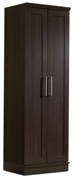 Armoire de rangement Clinton de 23,31 po avec 4 tablettes - brun foncé