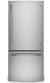 Réfrigérateur GE de 20,9 pi³ et de 29,8 po à congélateur inférieur - acier inoxydable résistant aux traces de doigts - GBE21AYRKFS
