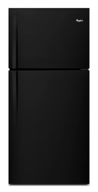  Réfrigérateur Whirlpool de 19,2 pi³ et de 32,1 po à congélateur supérieur - noir - WRT519SZDB