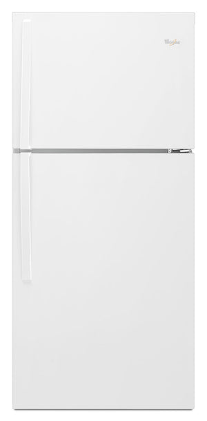 Réfrigérateur Whirlpool de 19,2 pi³ et de 32,1 po à congélateur supérieur - blanc - WRT549SZDW