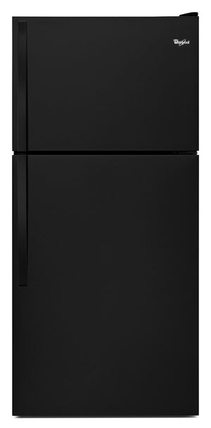 Réfrigérateur Whirlpool de 18,3 pi³ et de 32,1 po à congélateur supérieur - noir - WRT148FZDB