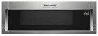  Four à micro-ondes à hotte intégrée mince KitchenAid de 1,1 pi³ avec cuisson à 900 W - acier inoxyda…