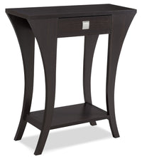 Table d'appoint Manila de 19,5 po avec tiroir - brune