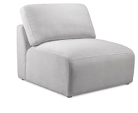  Fauteuil sans accoudoirs Lotus en chenille - lin 