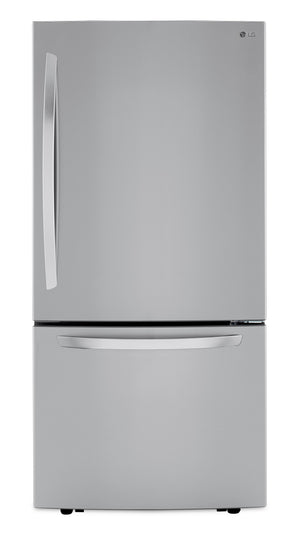Réfrigérateur LG de 26 pi³ et de 33 po à congélateur inférieur - acier inoxydable Smudge-ProofMD - LRDCS2603S
